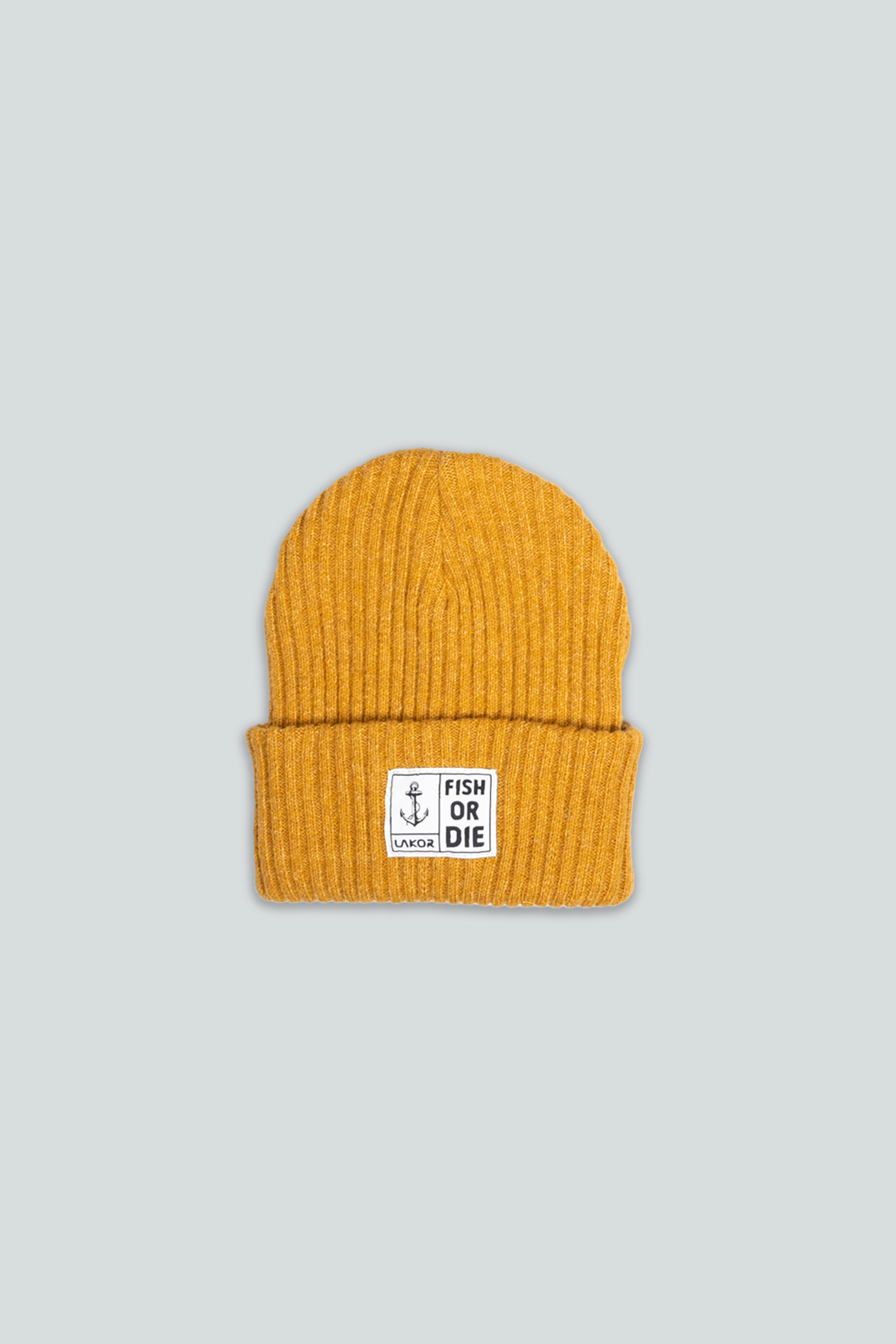 Fish or Die Beanie (Yellow)