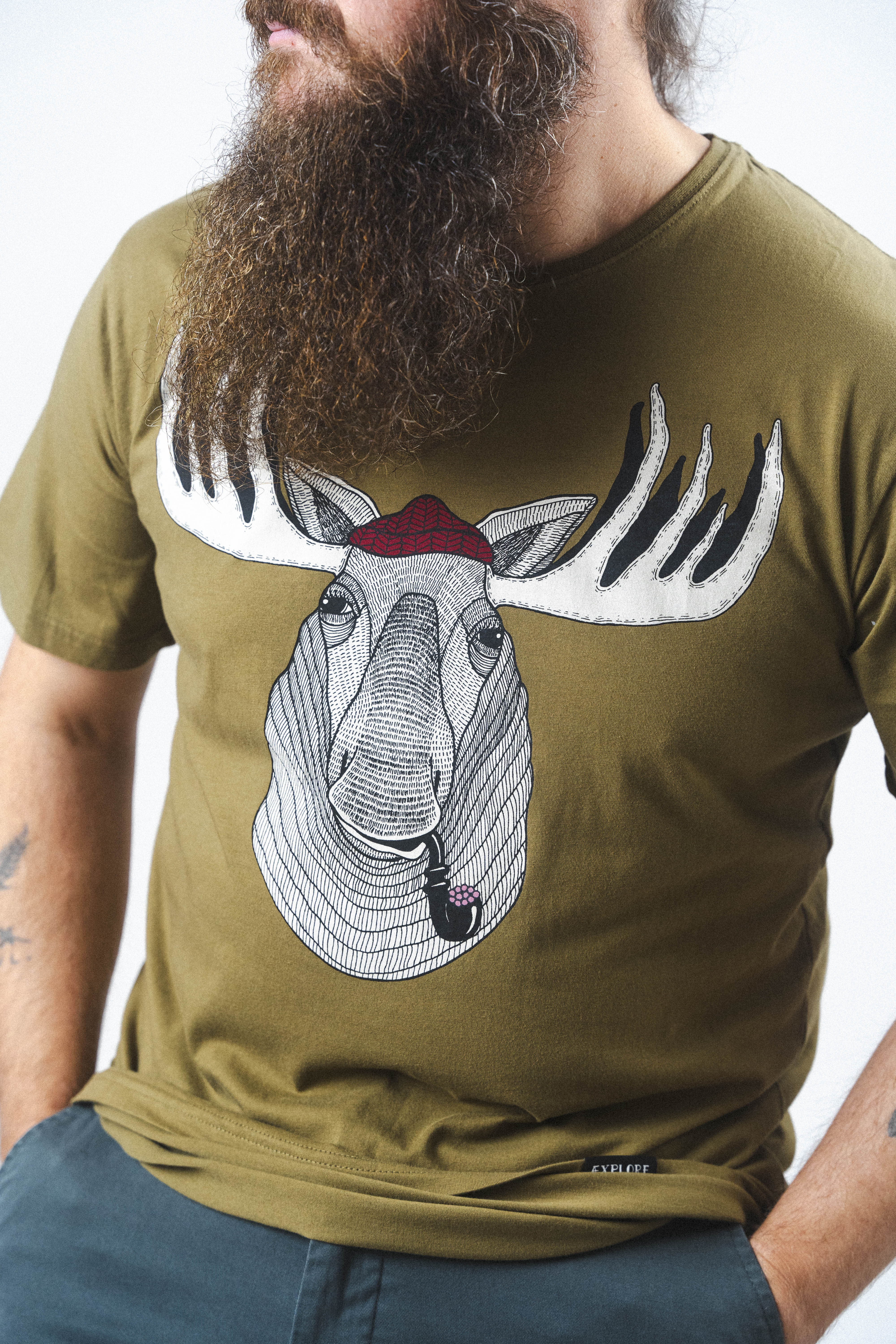 Big Moose T-shirt (Fir Green)