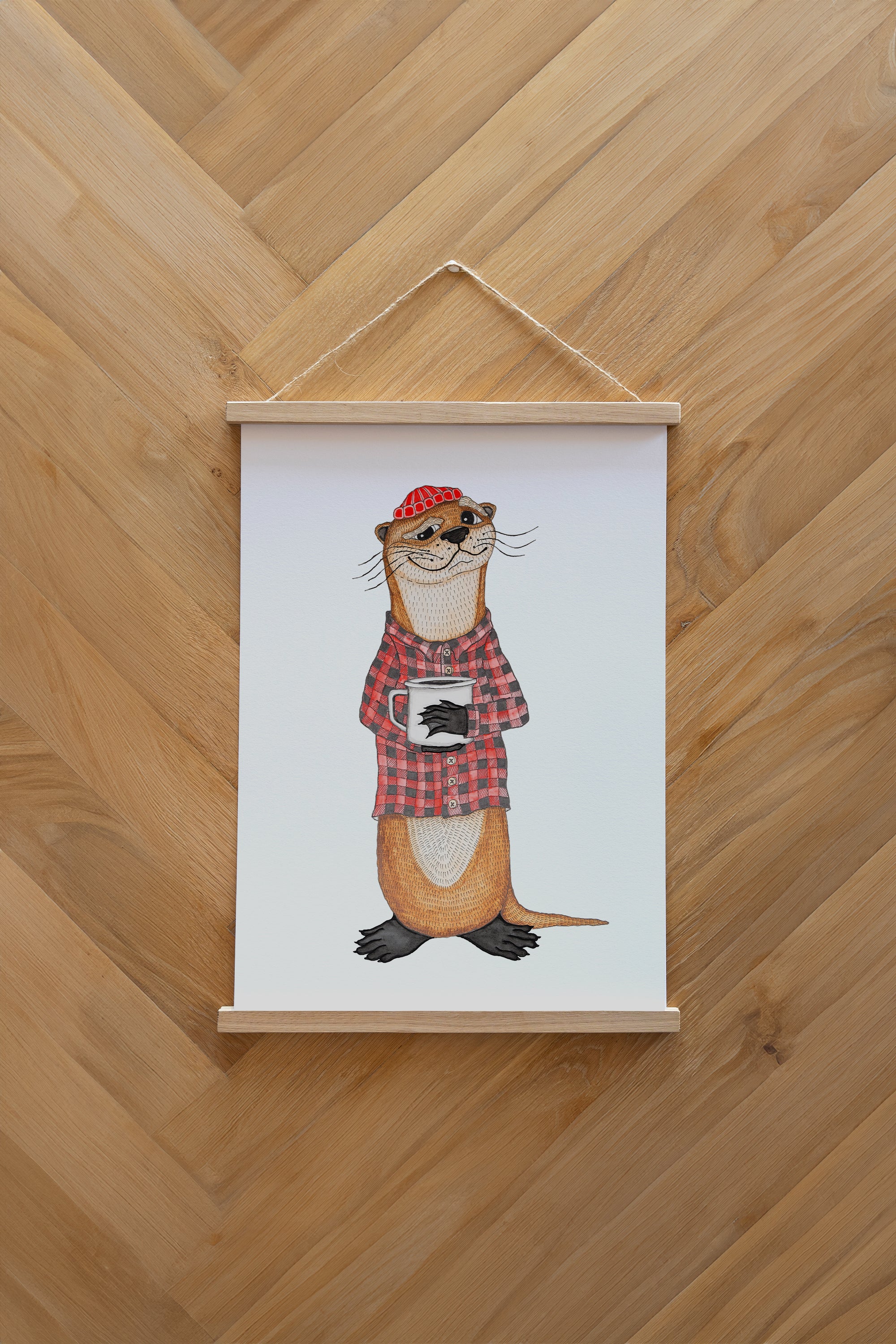 An Otter Coffee Plakat