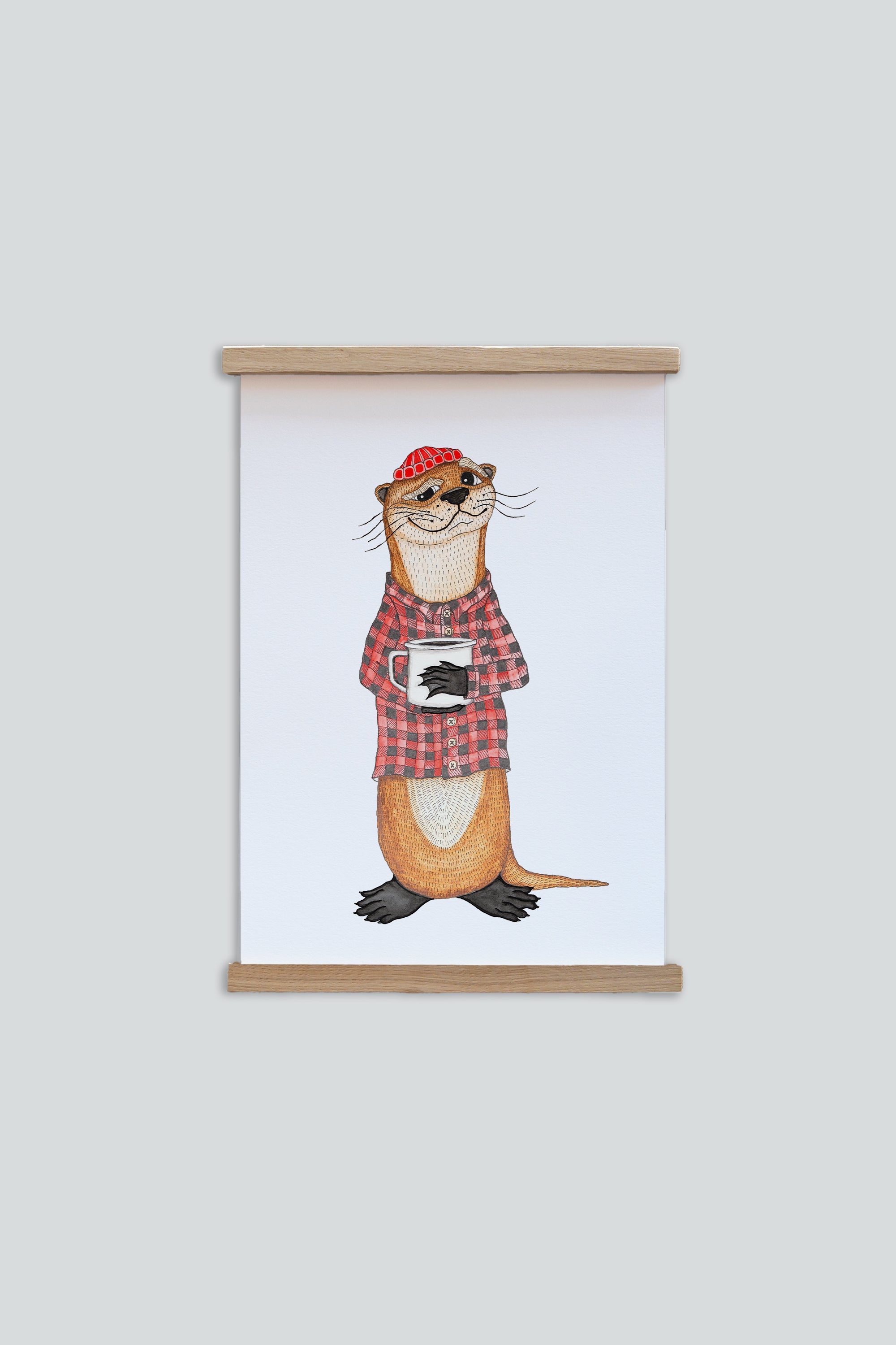 An Otter Coffee Plakat