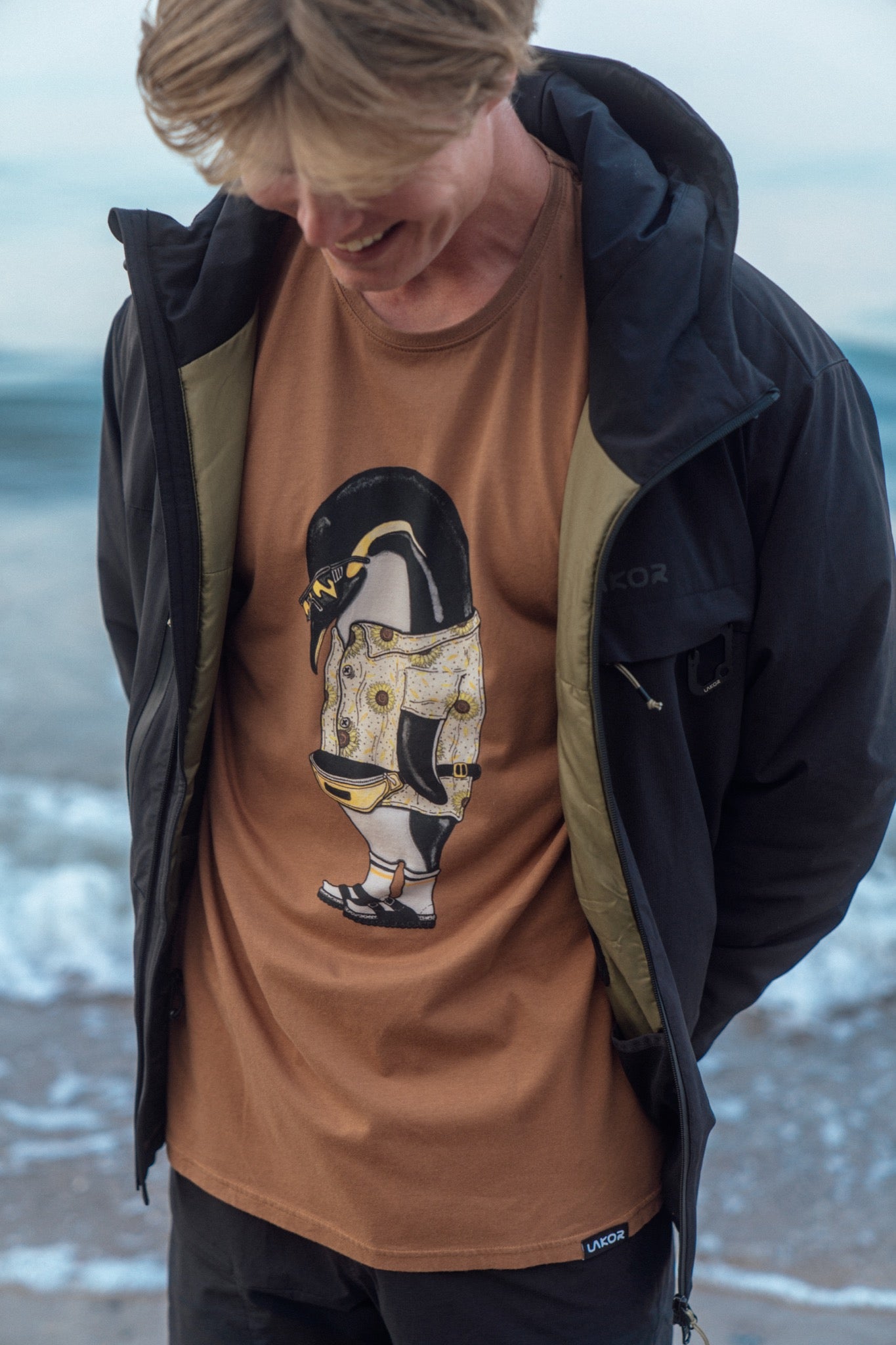 Pilgrim Penguin T-shirt (Partridge)