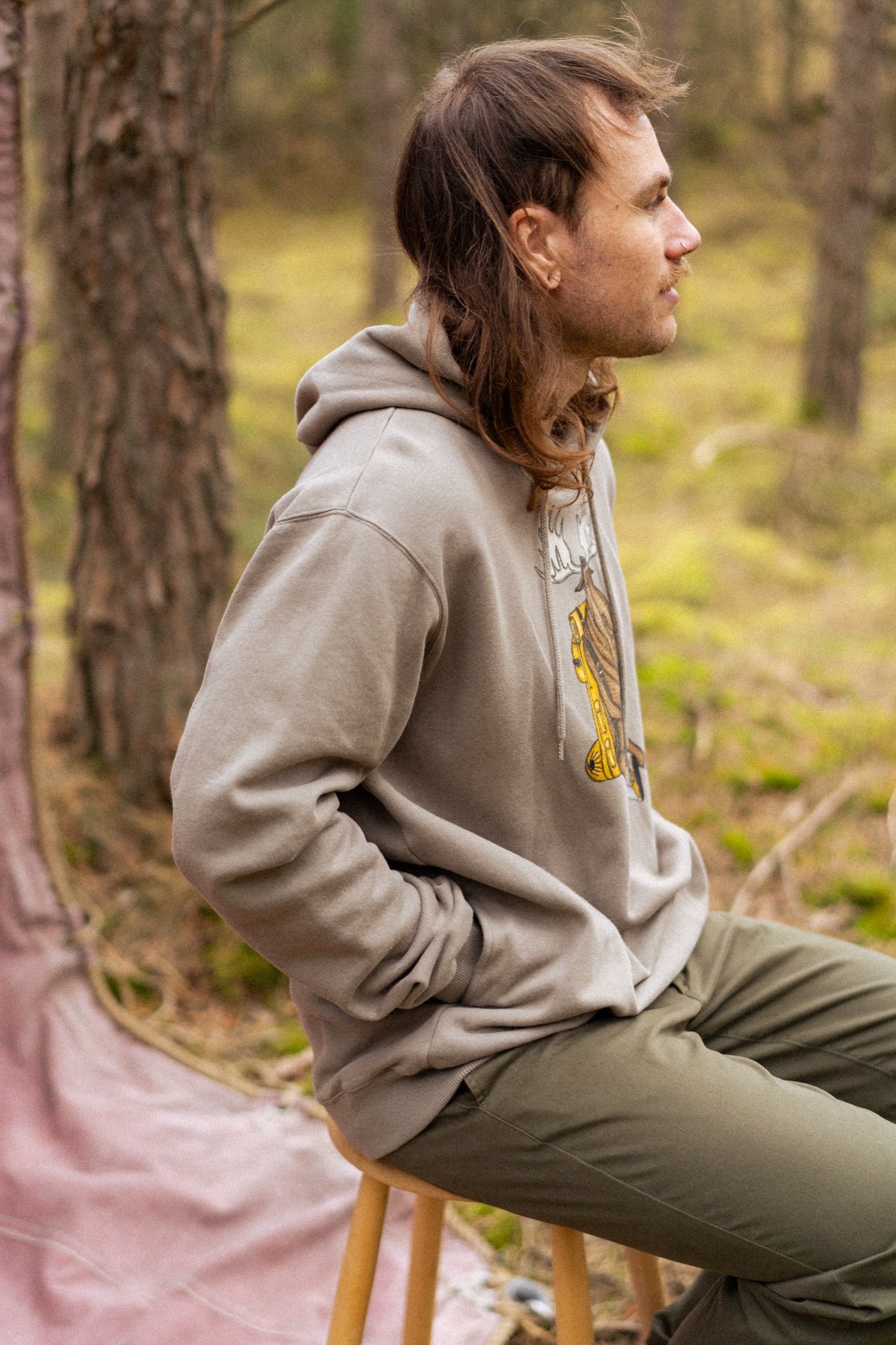 Snooze Moose Hoodie