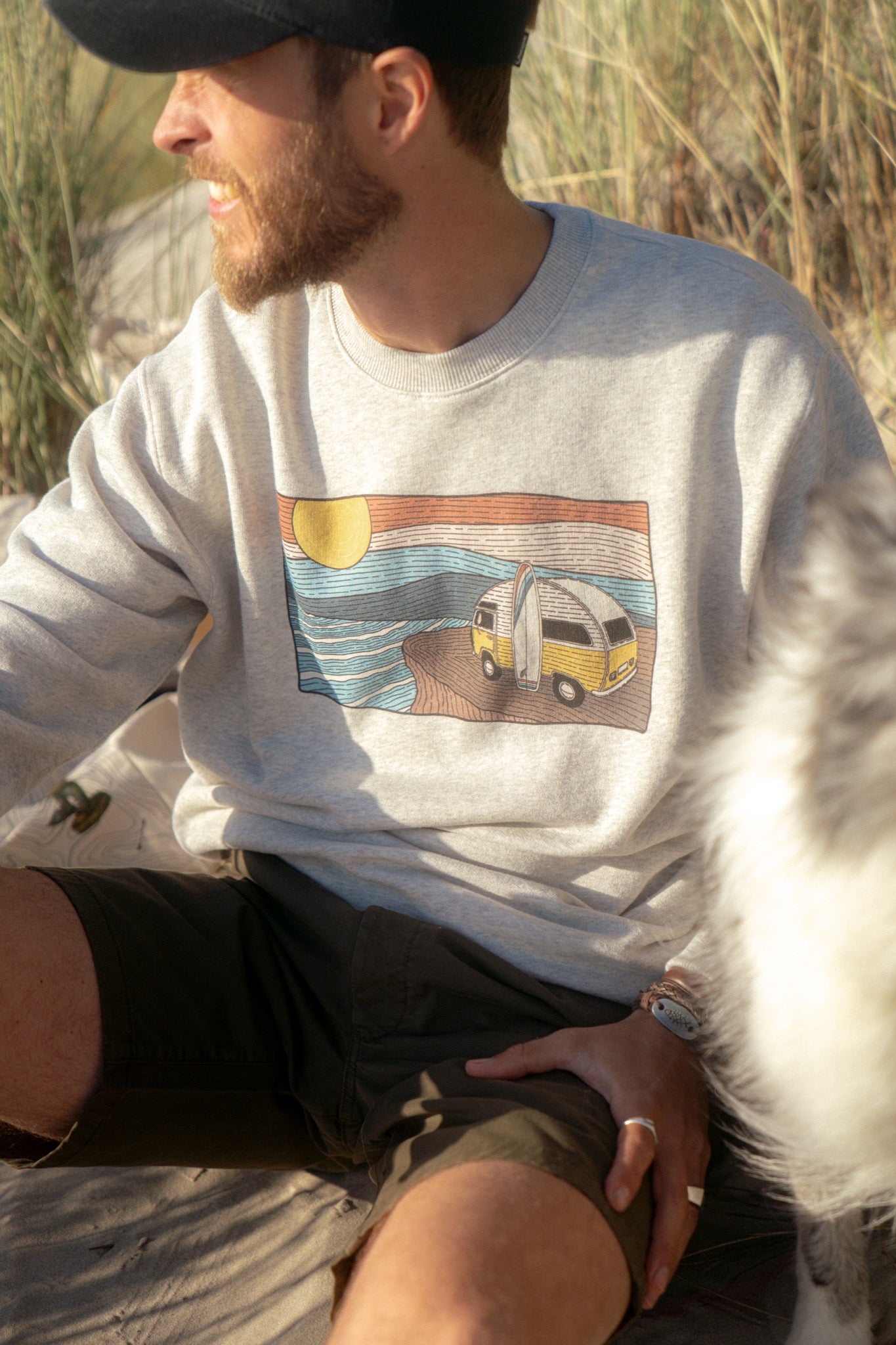 Trippin' Crewneck (Oatmeal Melange)