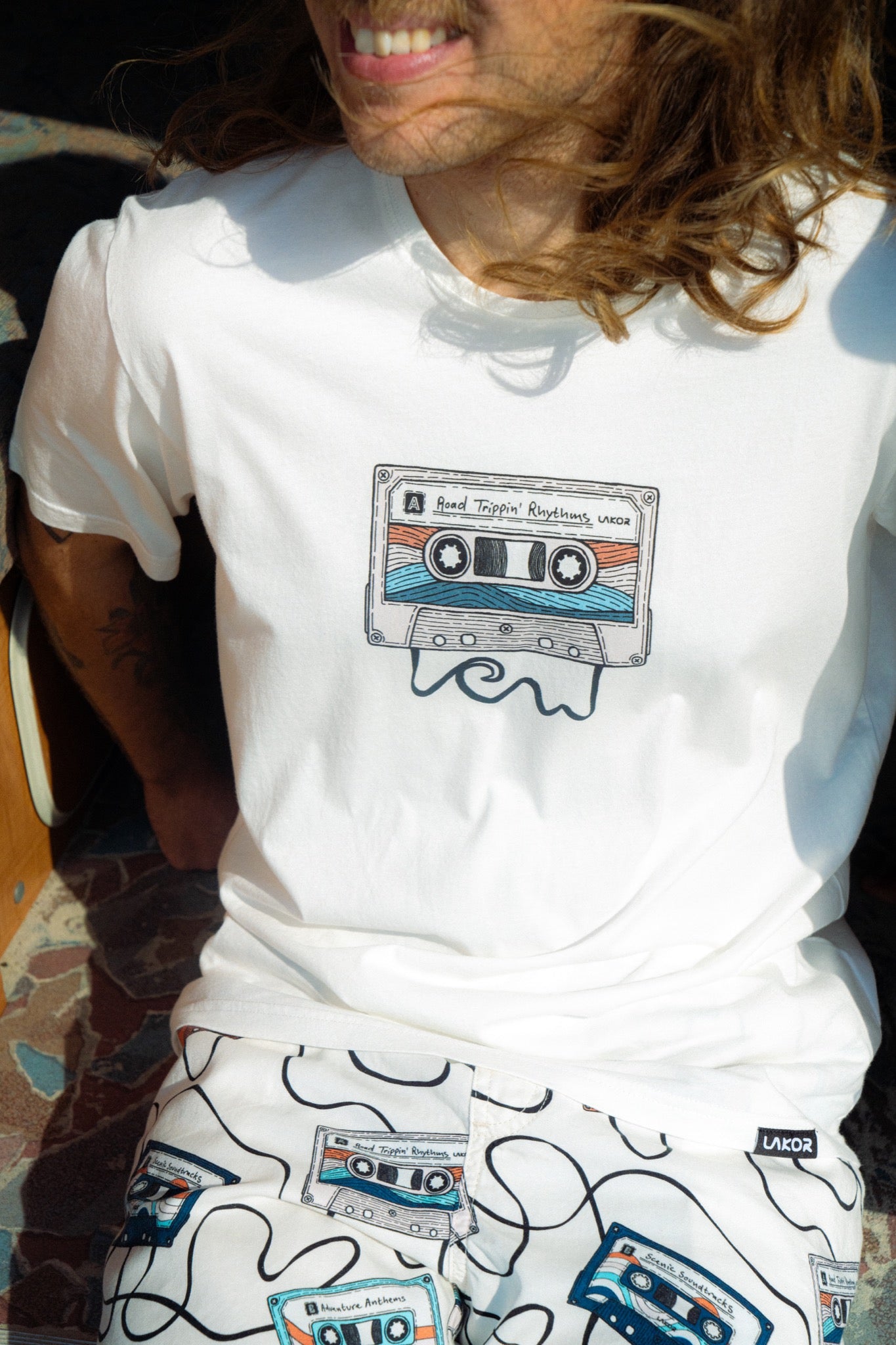 Road Trippin Rhythms T-shirt (Starwhite)