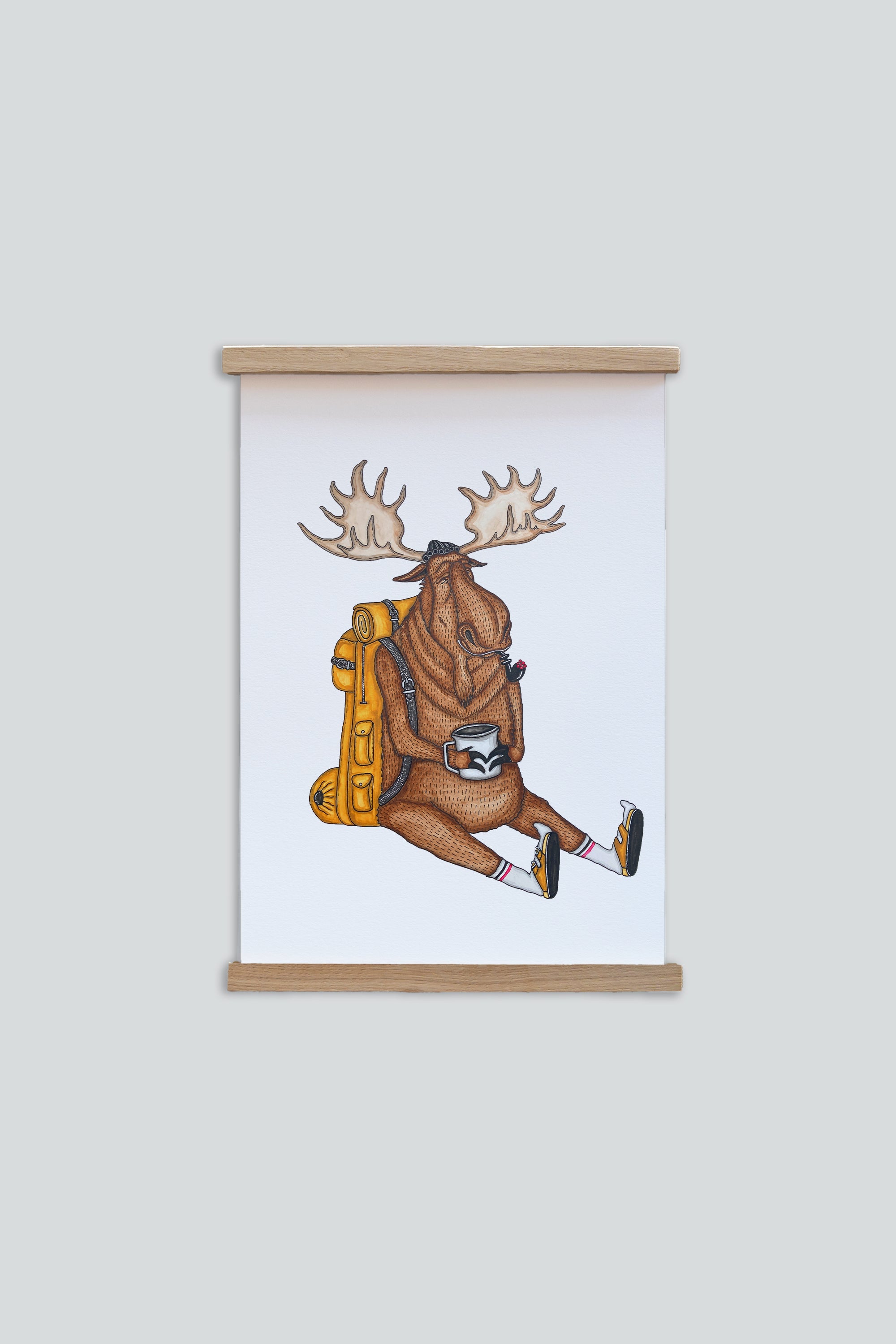 Snooze Moose Plakat