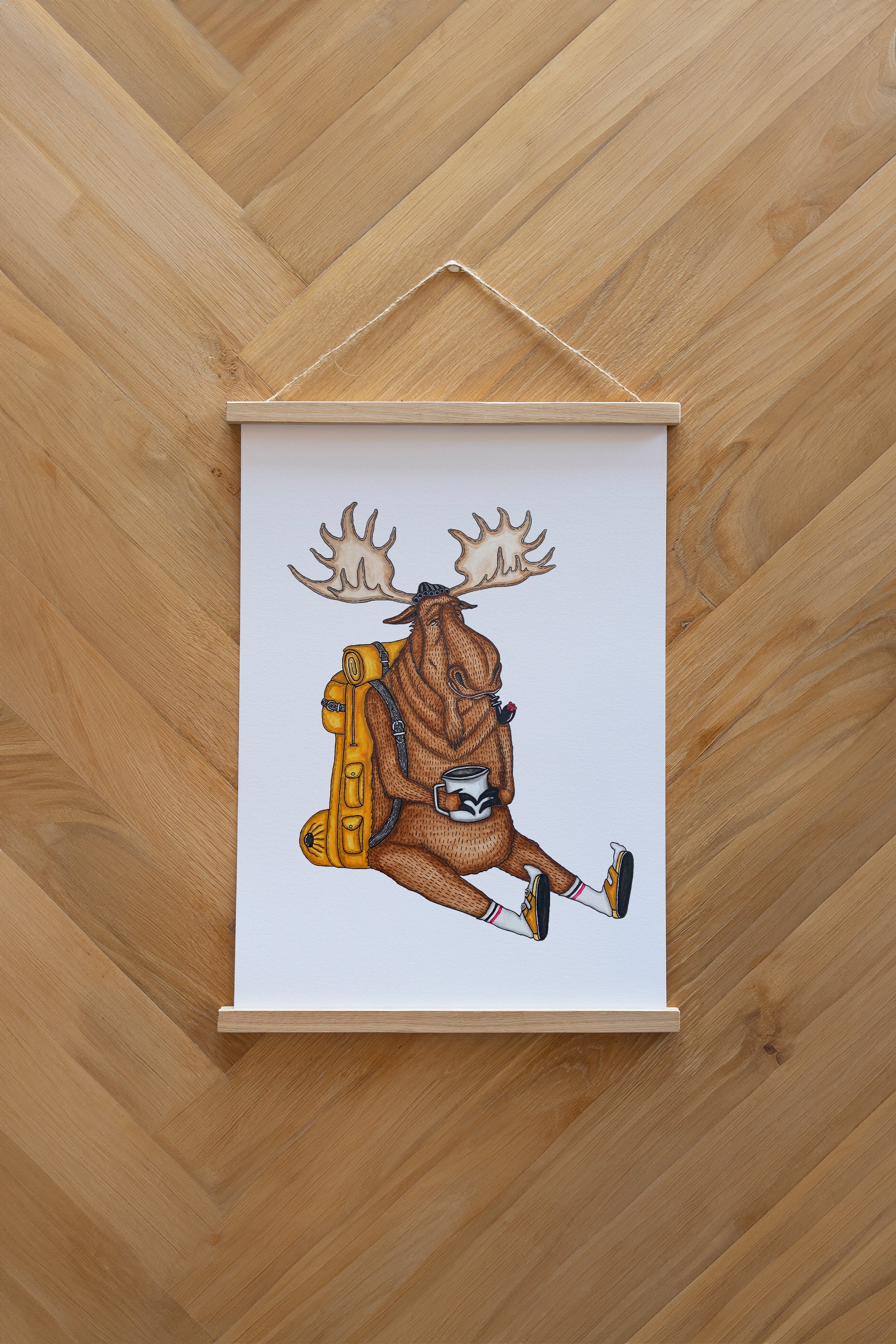 Snooze Moose Plakat