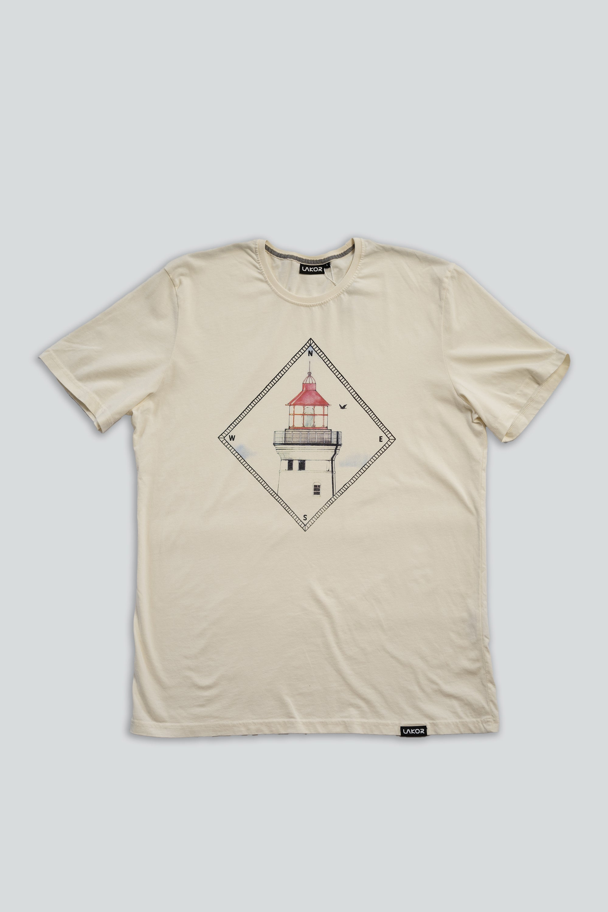 White Sands Lighthouse T-shirt (Pristine White)