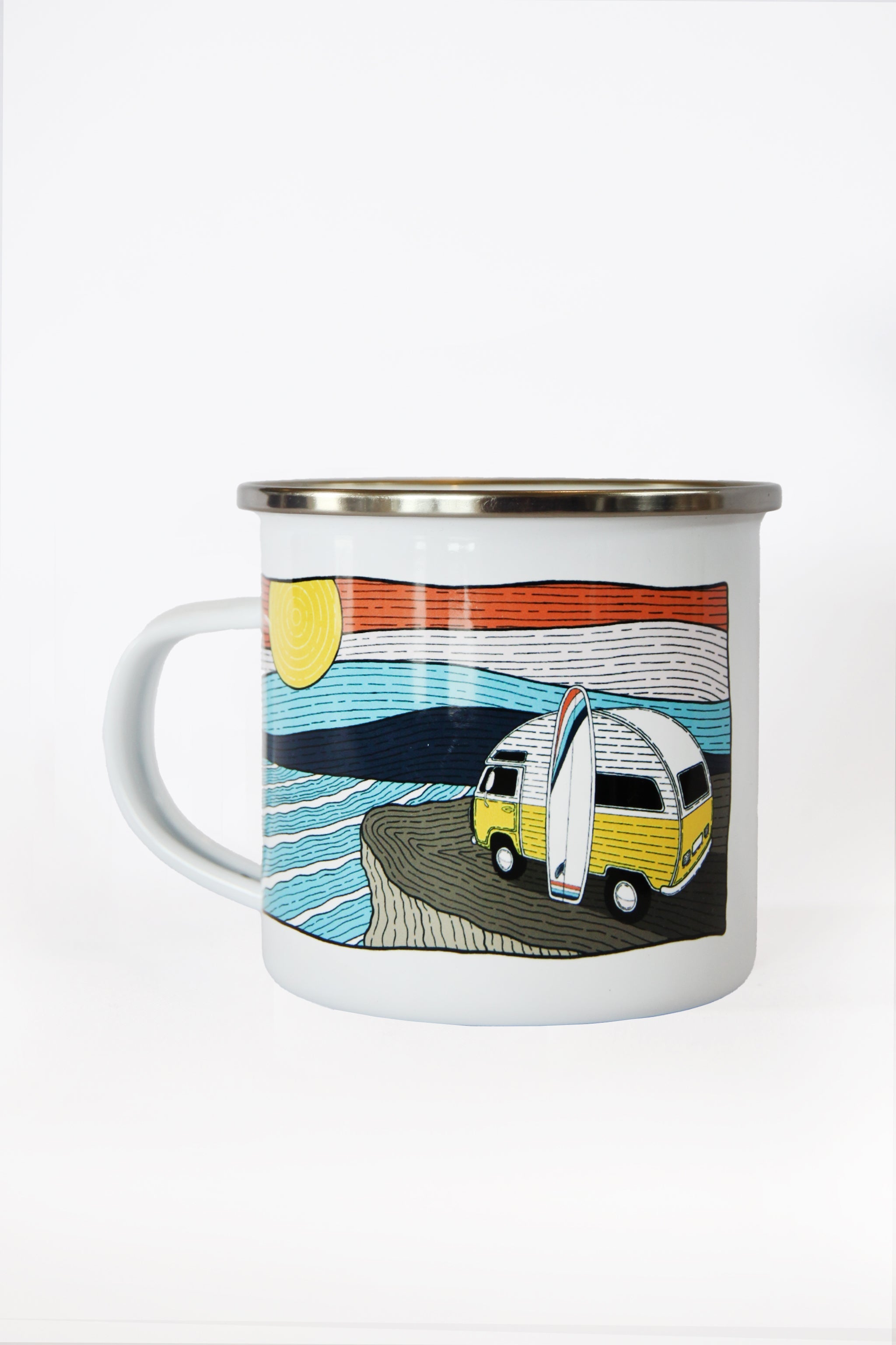 Trippin' Emaille Tasse