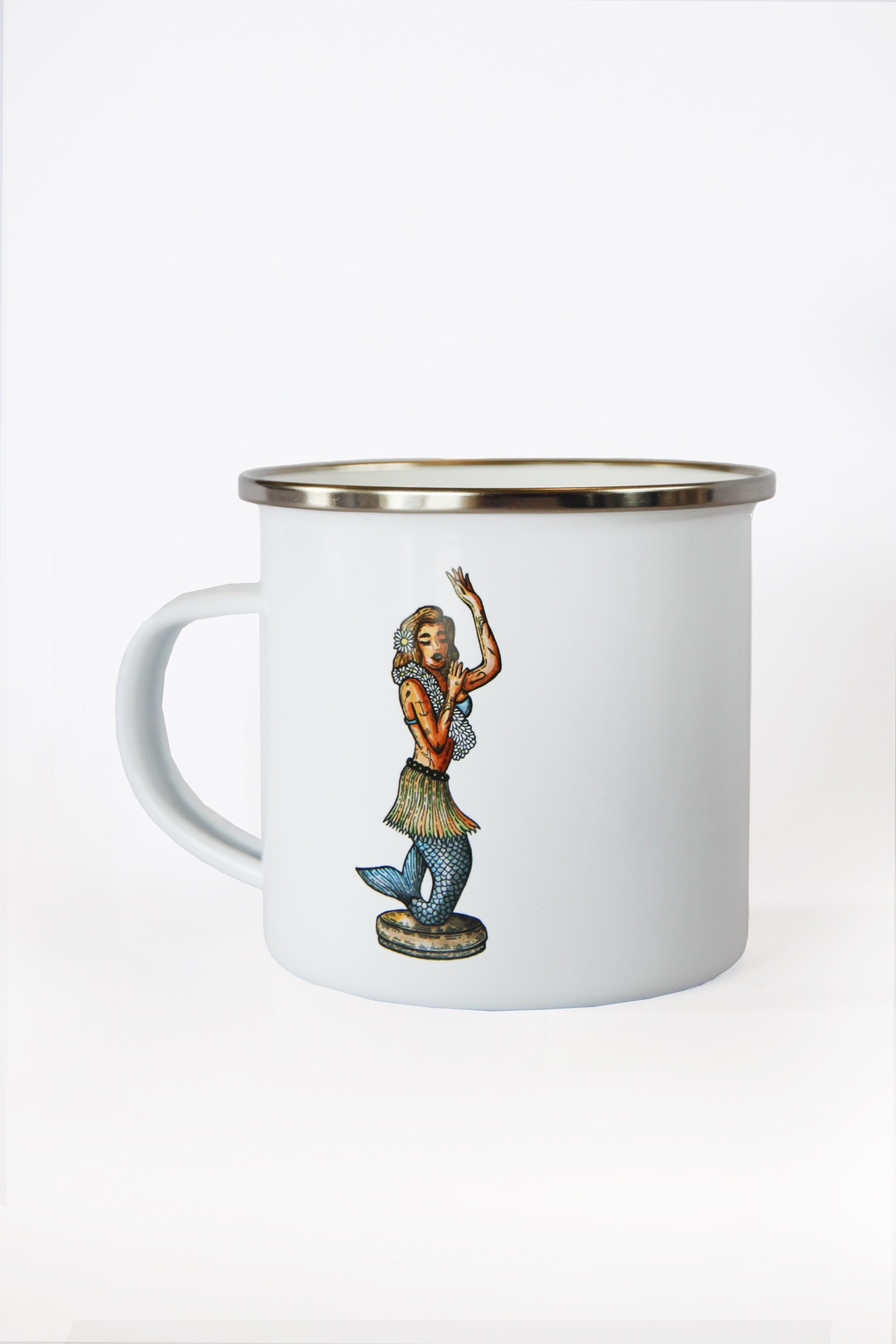 Dashboard Hula Emaille Tasse