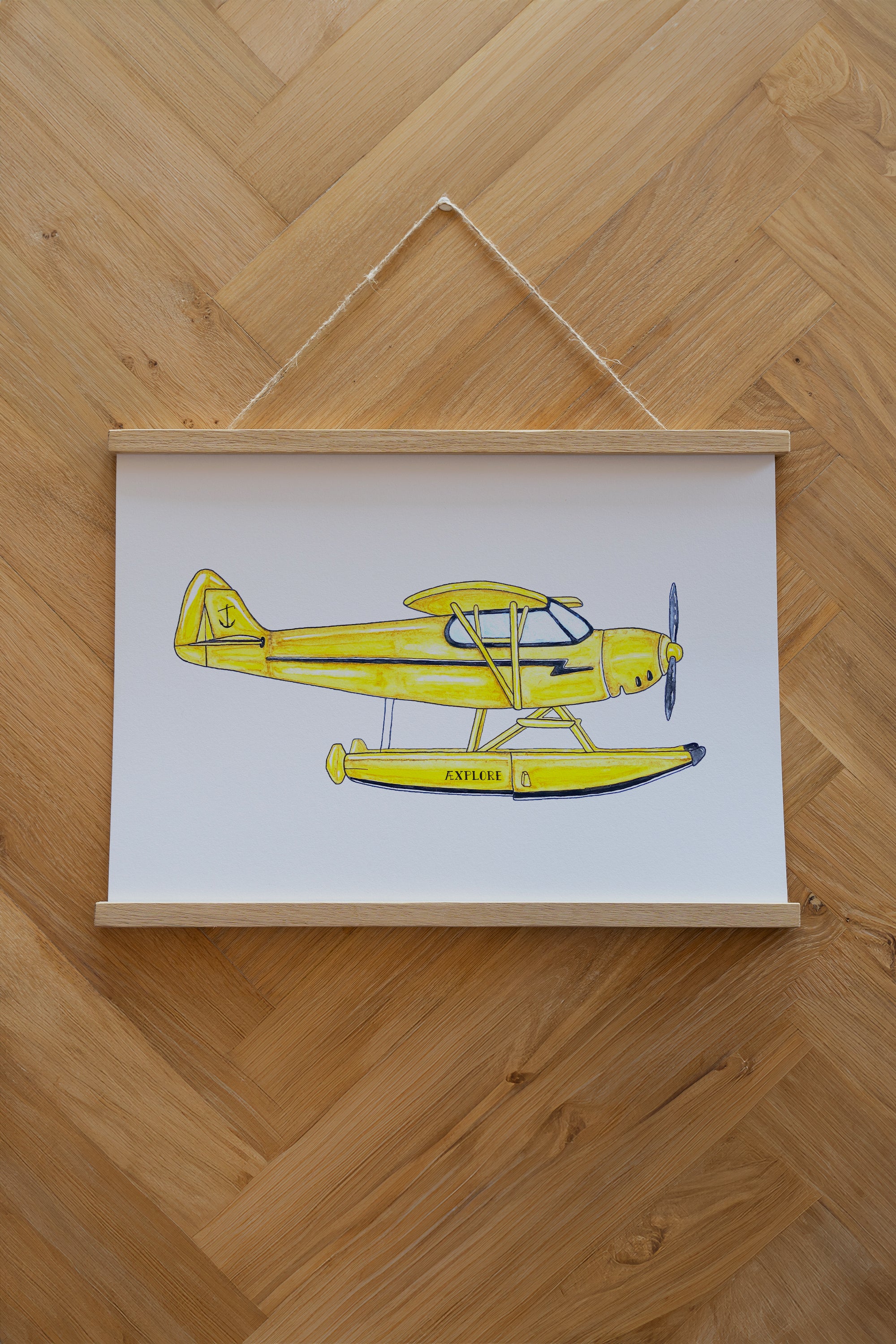 Waterplane Plakat