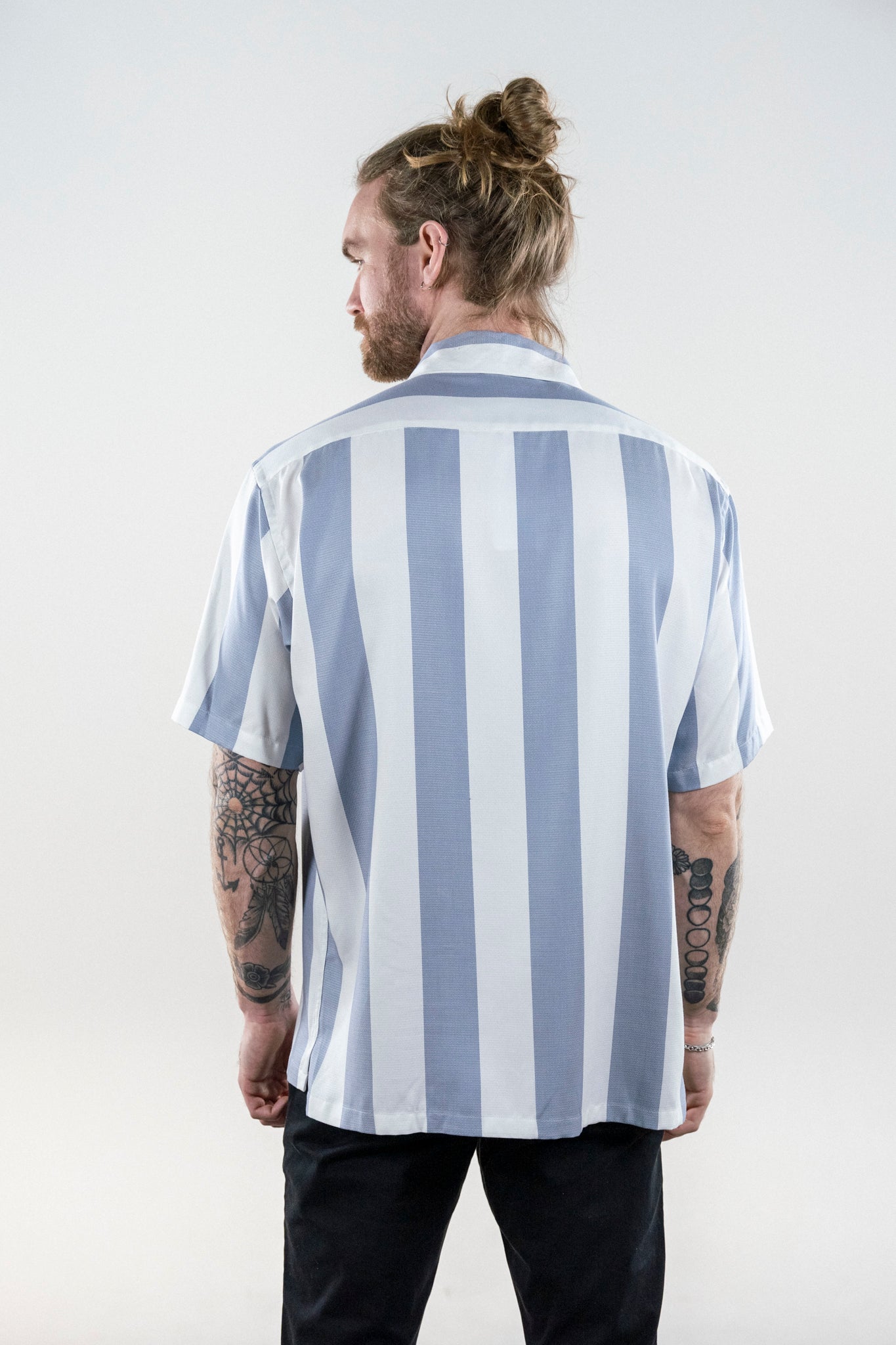 Bold Stripes Shirt (Light Blue)